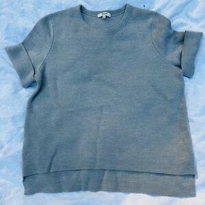 Madewell Gray Short Sleeve Tee Classic Crew Neck